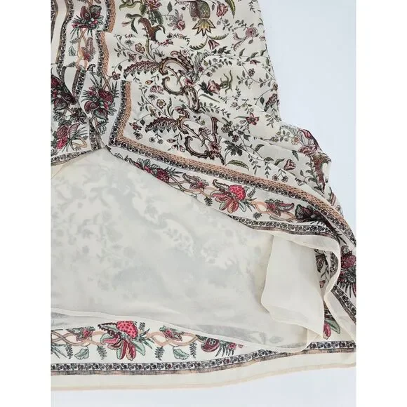 Max Studio Floral Sleeveless Trapeze Top Large - Picture 6 of 8